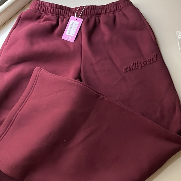 Edikted Maroon Matching Set - Hoodie and Sweatpants - Picture 8 of 8